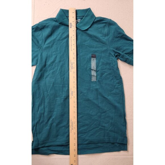 Croft & Barrow Signature Polo Shirt Mens Small Short Sleeve Golf Green NEW NWT - Picture 8 of 8
